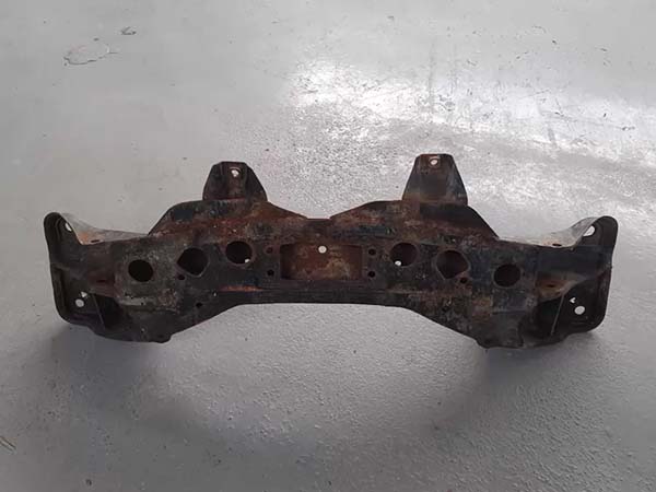 Classic car sub frame before