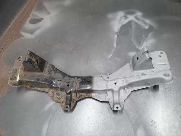 Classic car sub frame during