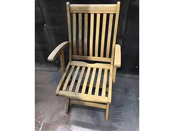 Wooden chair half done